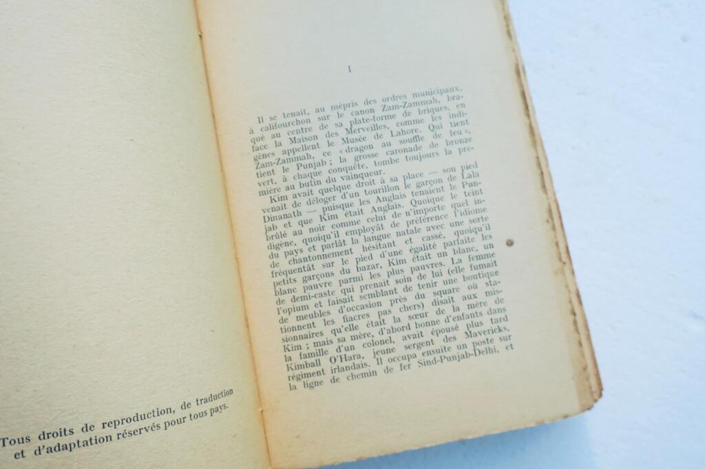 Rudyard Kipling Kim MERCURE 1948