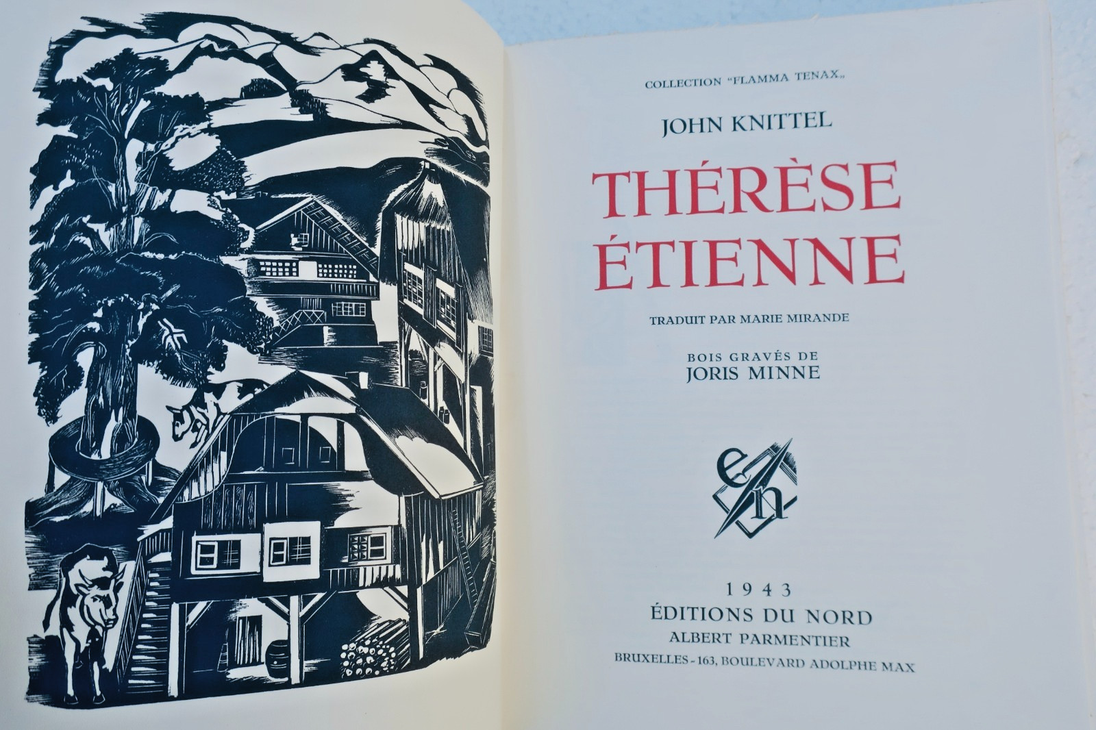 KNITTEL John Thérèse étienne. Bois gravés Joris Minne. Traduit par Marie Mirande – Image 5