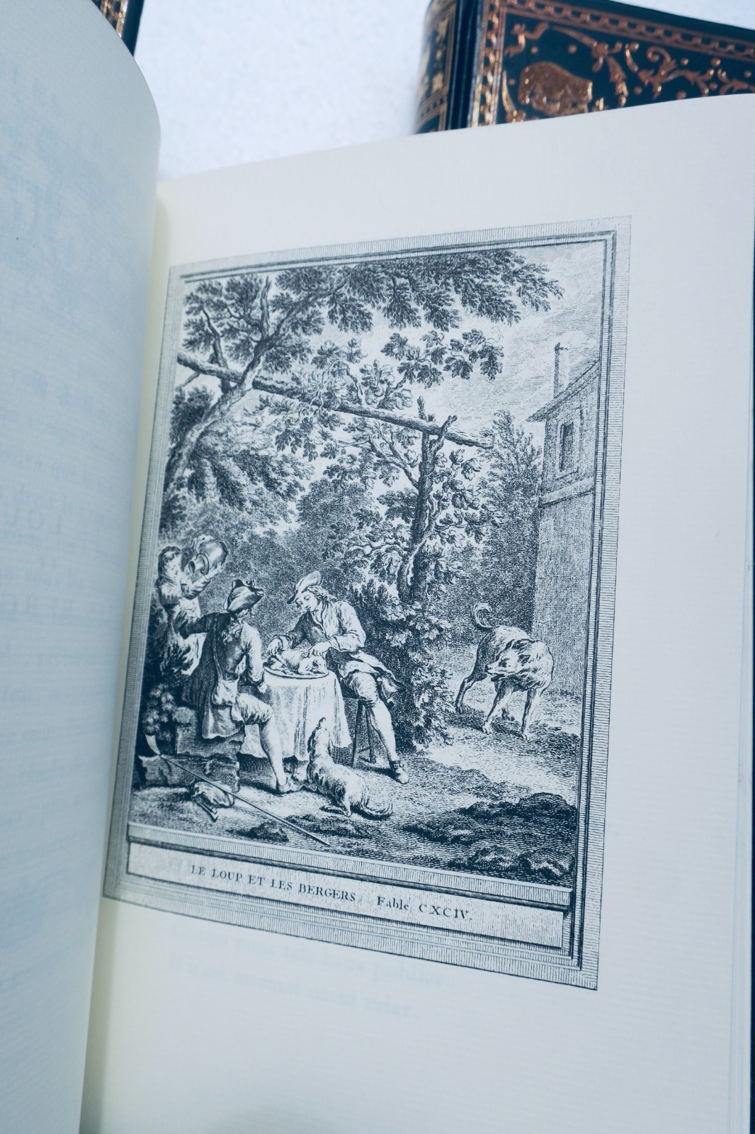 La Fontaine, Fabeln, mit Oudry-Illustrationen