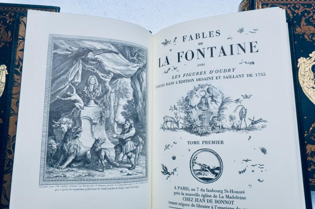 La Fontaine Fables de La Fontaine avec les figures d’Oudry
