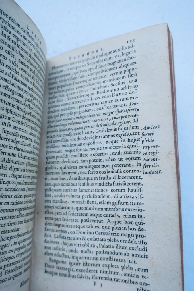machiavel Nicolai Machiavelli Florentini Historiae Florentinae 1645