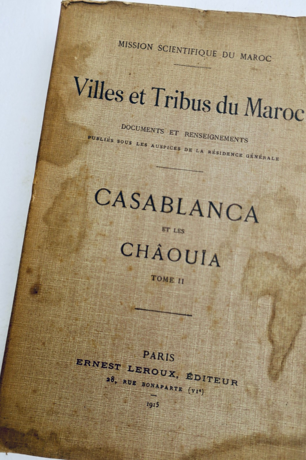 Marokko: Städte und Stämme Marokkos – Casablanca und die Chaouia