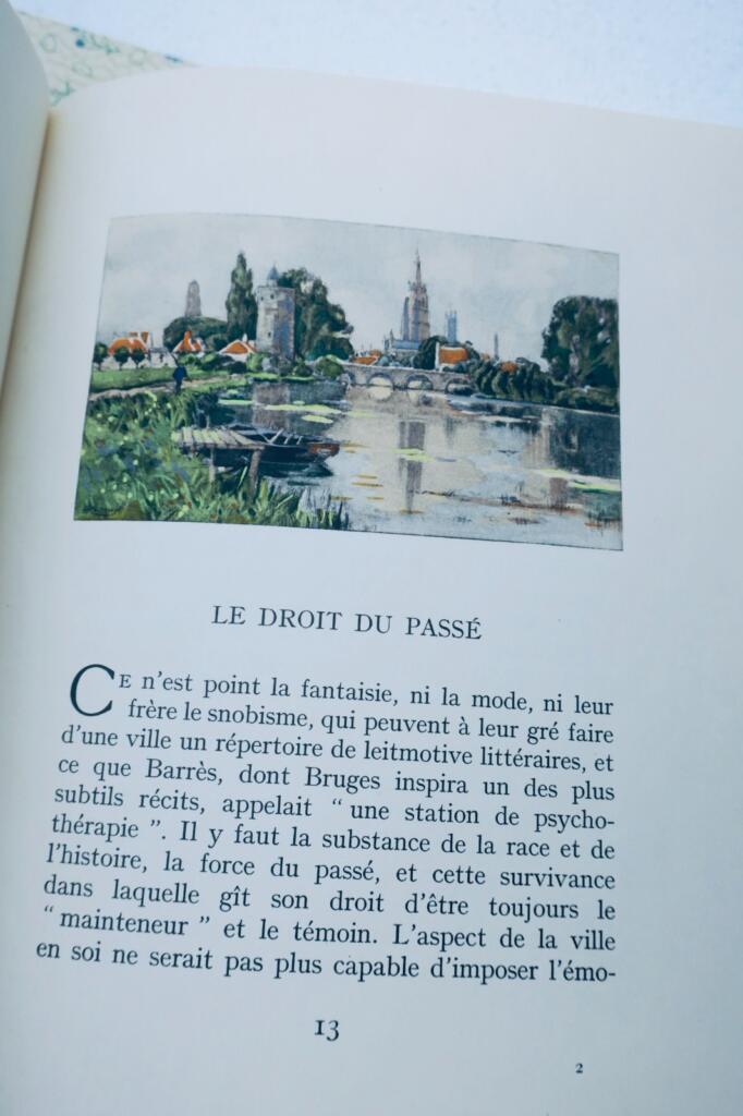 MAUCLAIR Charme de Bruges. Illustrationen in Farbe von Henri Cassier auf Velin