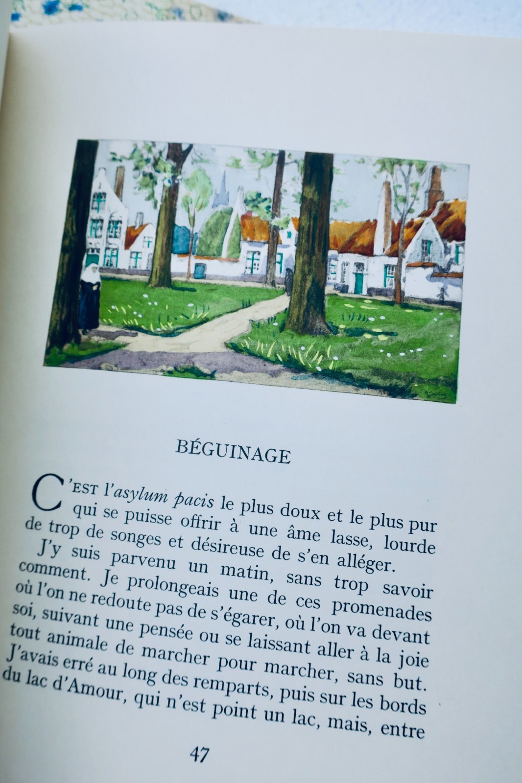 MAUCLAIR Charme de Bruges. Farbige Illustrationen von Henri Cassier auf Velinpapier
