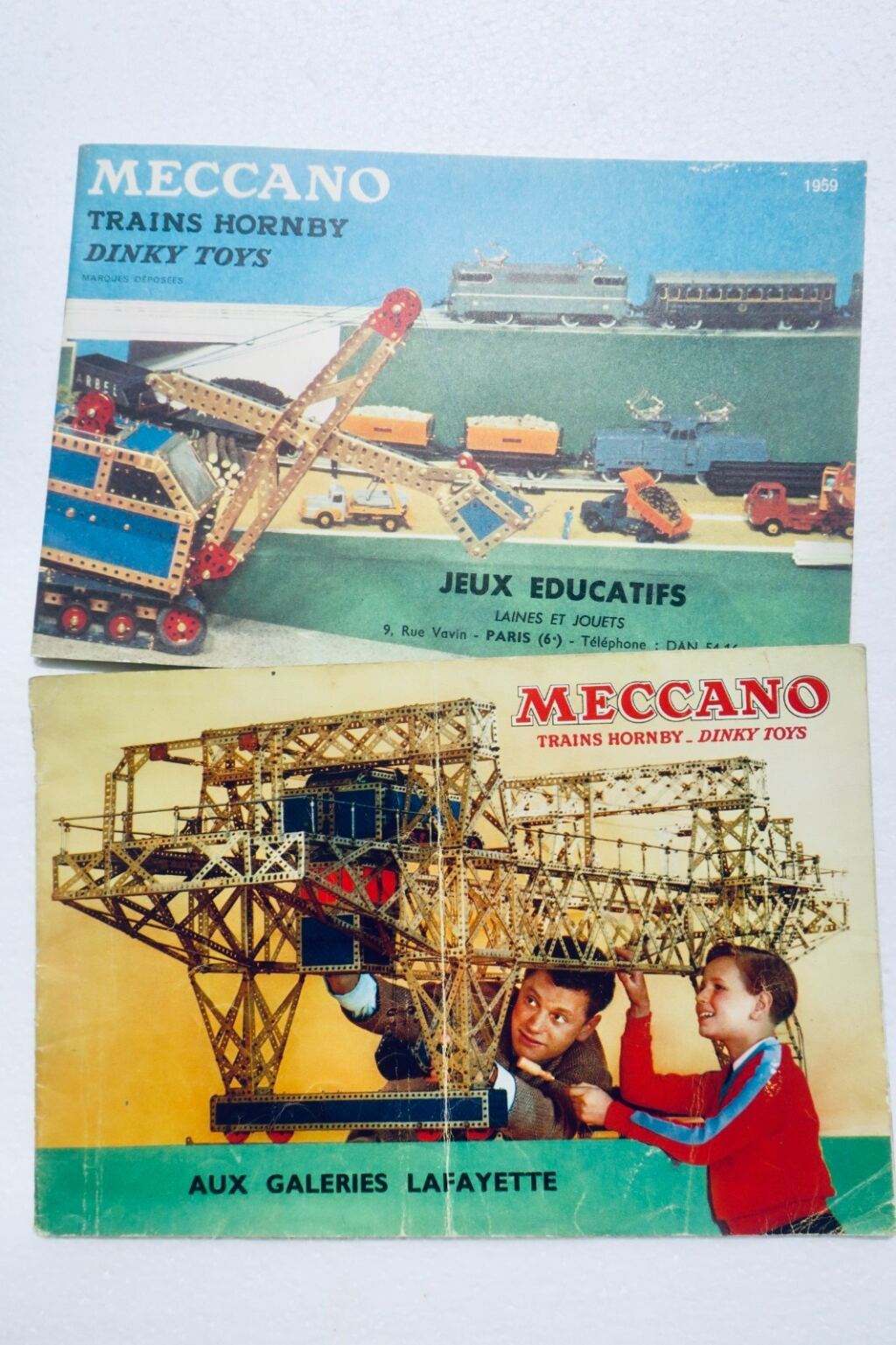メカノ - ホーンビー鉄道模型 - ディンキートイズ メカノ。1955-59年