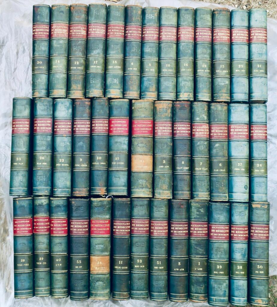 Medicine and Practical Surgery 40/40 1880 Dictionary of Medicine