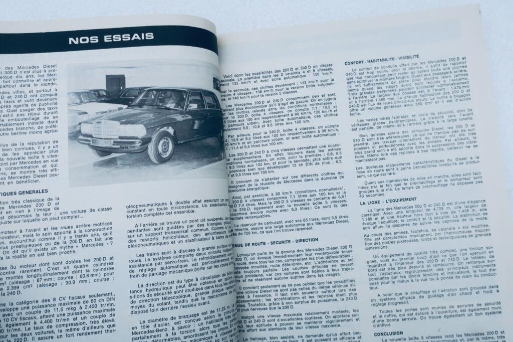 mercedes-benz 200 D 240 D 1982