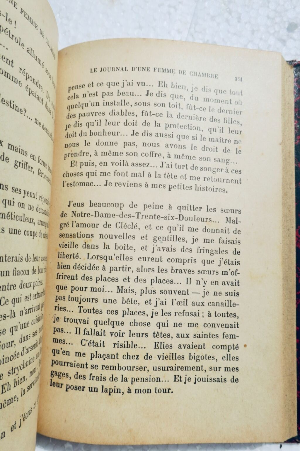 MIRBEAU Le journal d’une femme de chambre 1916