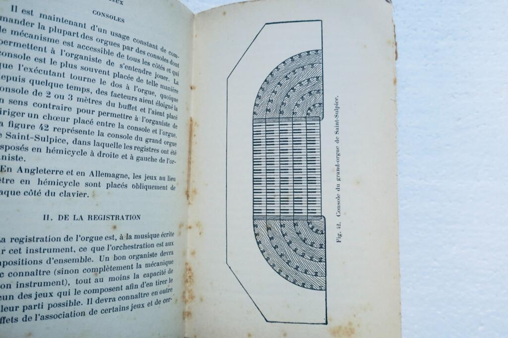 orgue Roret 1905 manuel complet de l’organiste contenant Histoire de l’orgue…