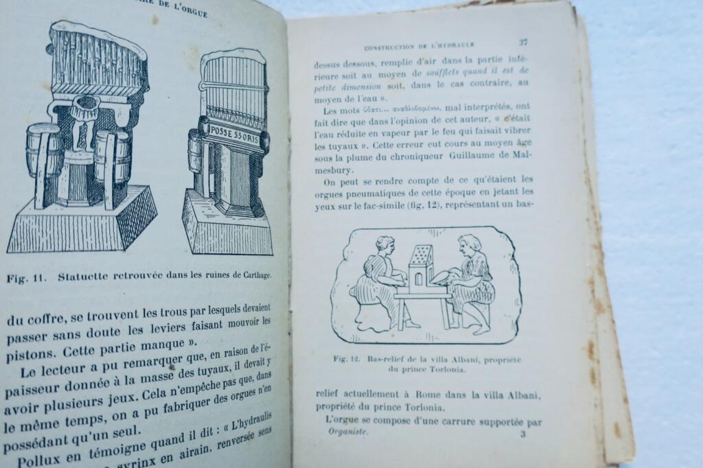 orgue Roret 1905 manuel complet de l’organiste contenant Histoire de l’orgue…