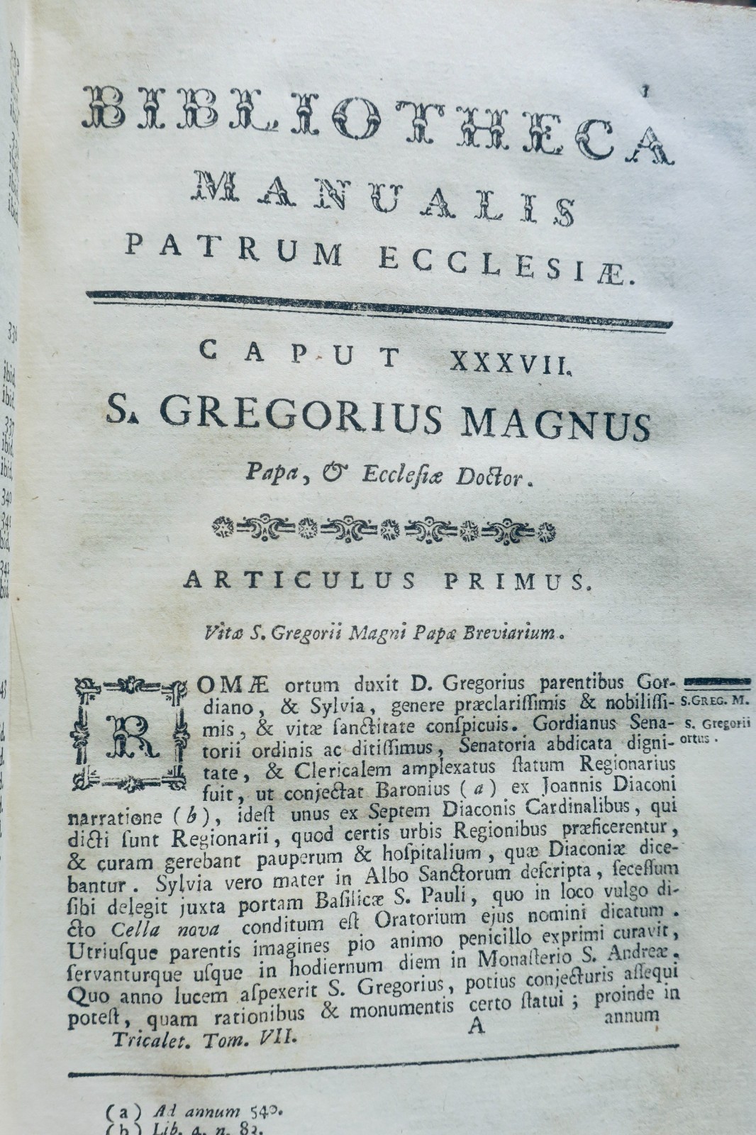 《教父文庫手冊》教父叢書 1783年