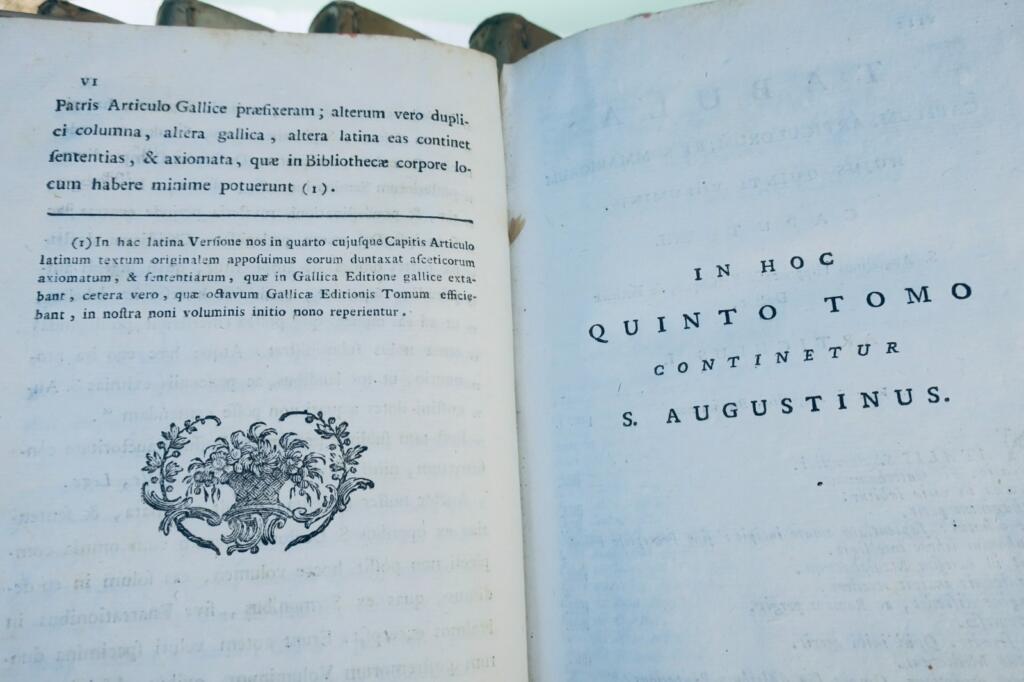 pères de l’Eglise Bibliotheca Manualis Ecclesiae Patrum 1783