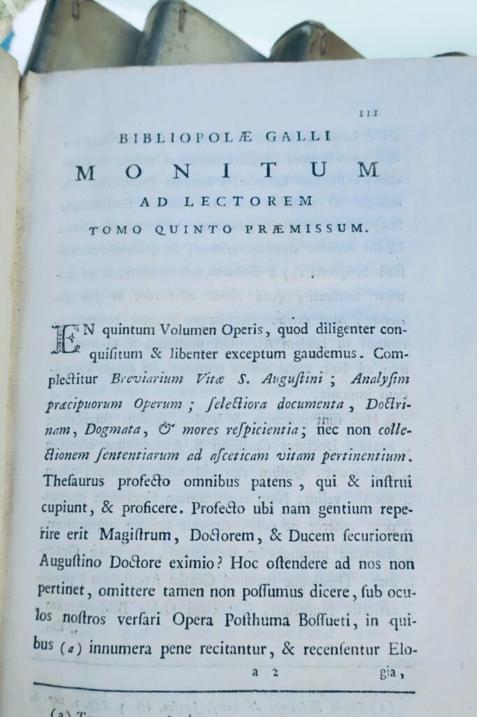 pères de l’Eglise Bibliotheca Manualis Ecclesiae Patrum 1783