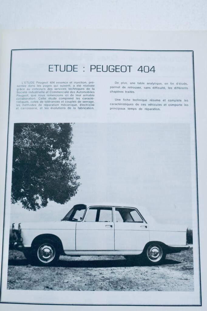 peugeot 404 l’expert automobile 1967