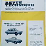 peugeot 504 TI et 504 injection – berline, cabriolet, coupé ETAI - La Librairie Antique