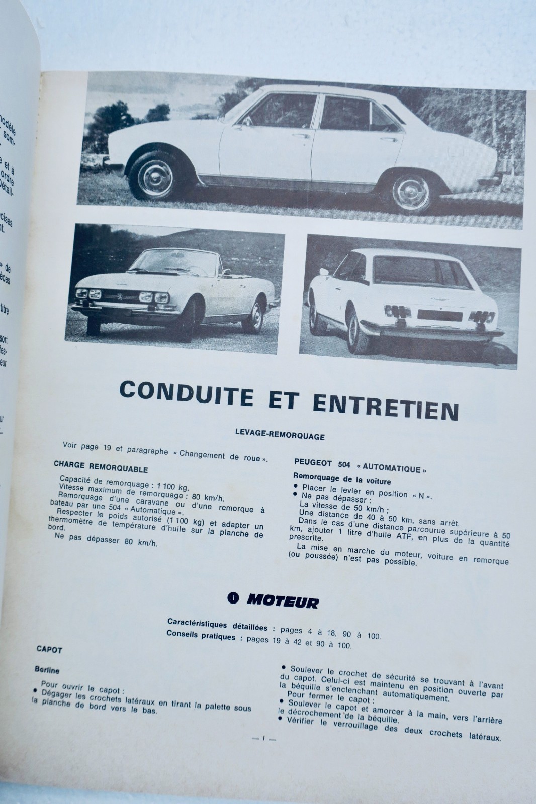 Peugeot 504 TI und 504 Injection – Limousine, Cabriolet, Coupé ETAI