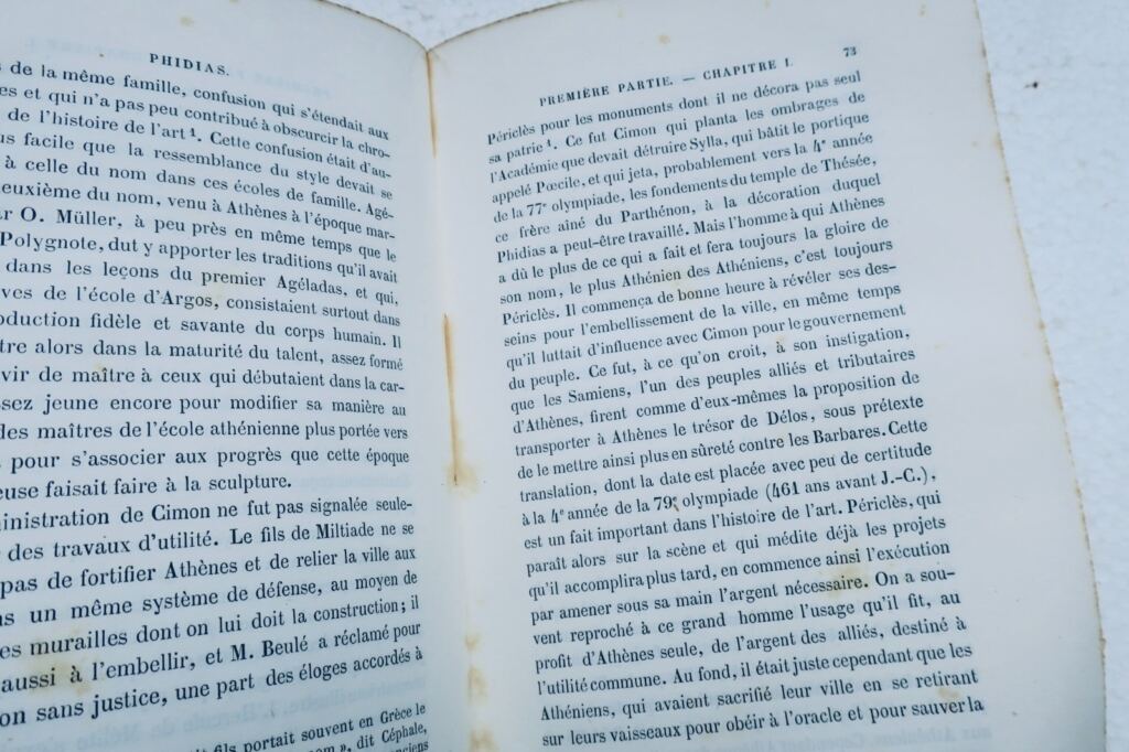 Phidias – Sa vie et ses ouvrages 1861