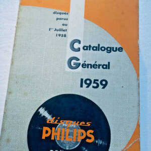 フィリップス 1958年 33回転・45回転レコード総合カタログ