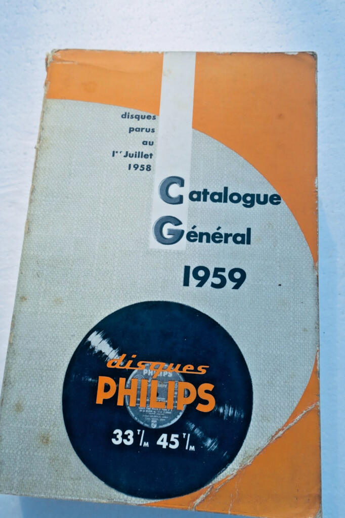 フィリップス 1958年 33回転および45回転盤発売総合カタログ
