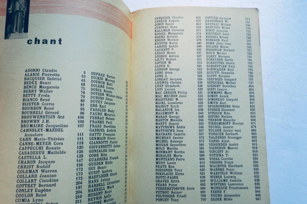 フィリップス 1958年 33回転および45回転盤発売総合カタログ