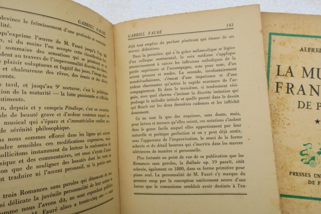 piano CORTOT La musique française de piano 1944