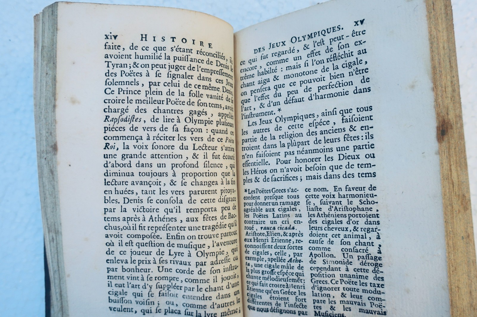 Pindare LES OLYMPIQUES DE PINDARE avec des Remarques Historiques. 1754 – Image 5