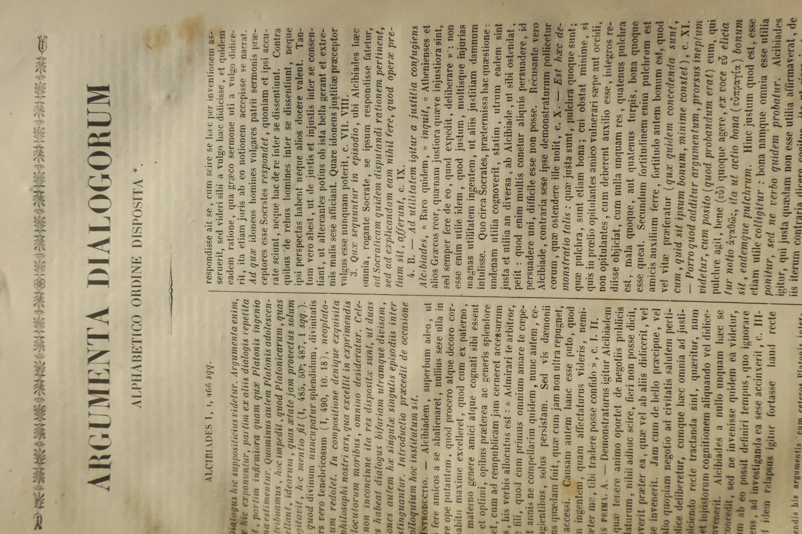 Plato Platonis Opera 1846 Greek and Latin