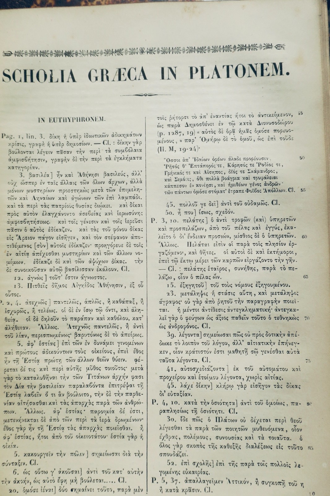Plato Platonis Opera 1846 Greek and Latin