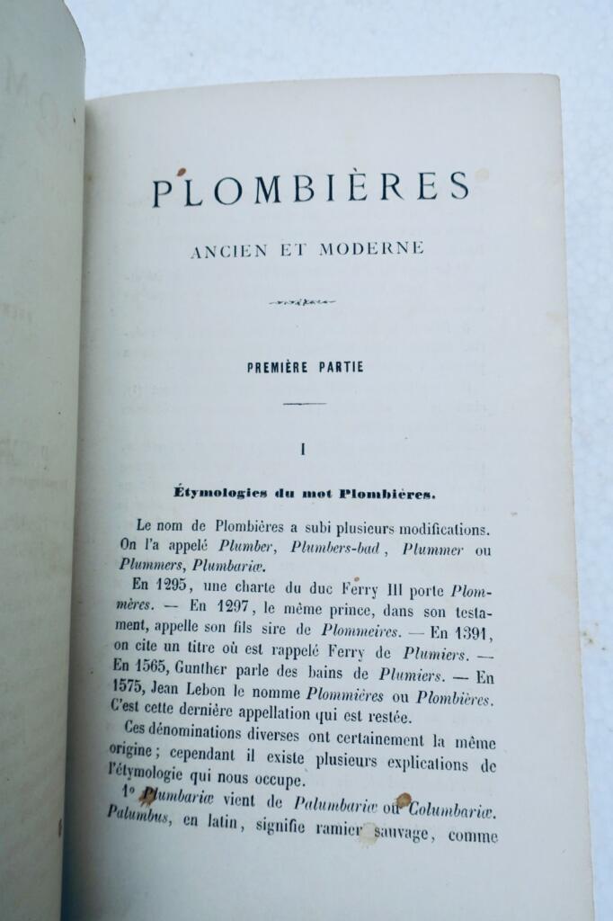 プロンビエール 古今 版画・地図・地図帳付 1865年
