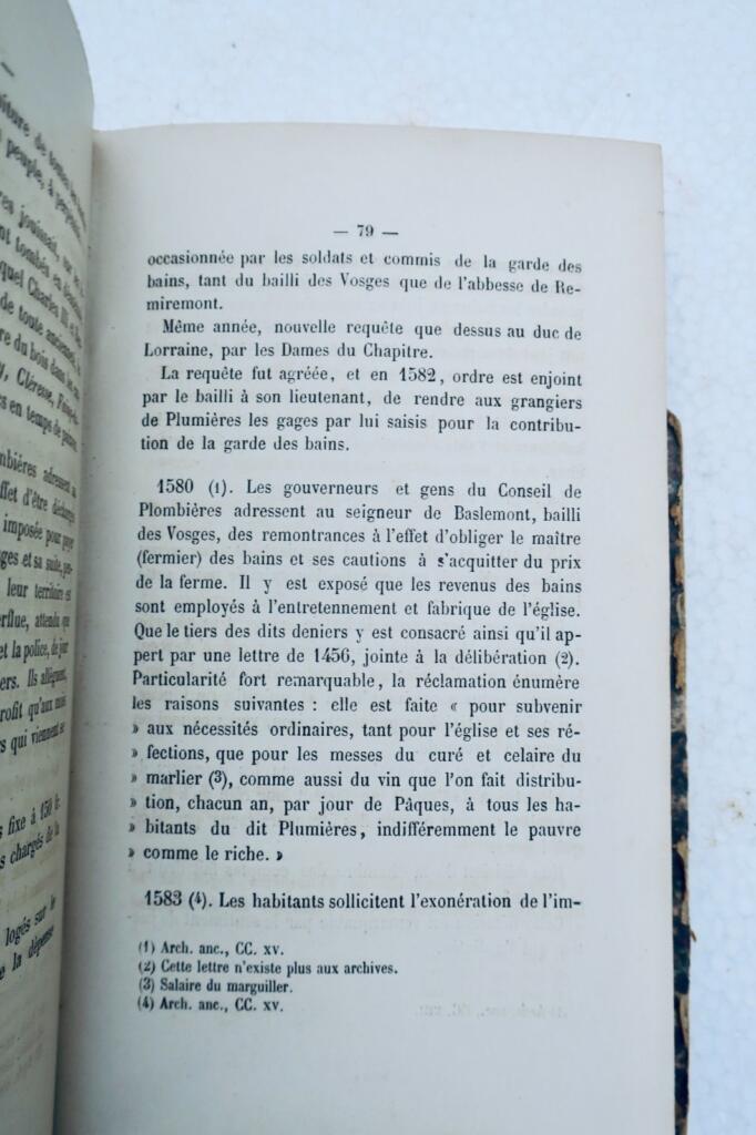 プロンビエール 古今 版画・地図・地図帳付 1865年