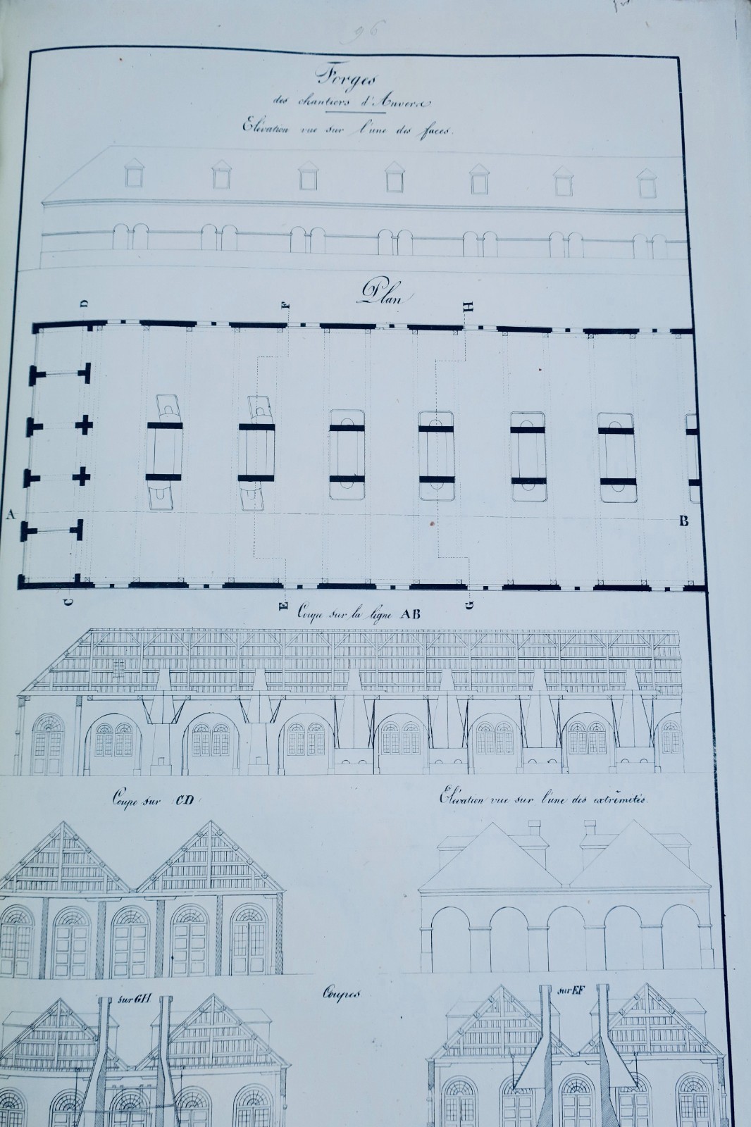 Bridges and roads, the engineer's art 1826 31 x 49 cm. 245 lithographic plates