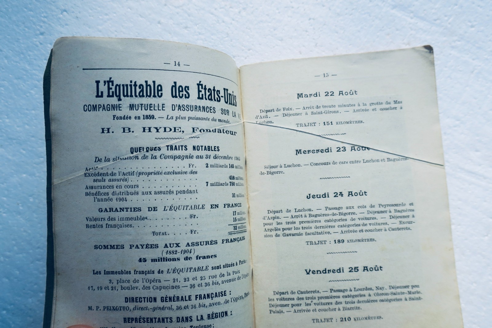 Pyrenees: Coupe des Pyrénées, La Dépêche, 1905