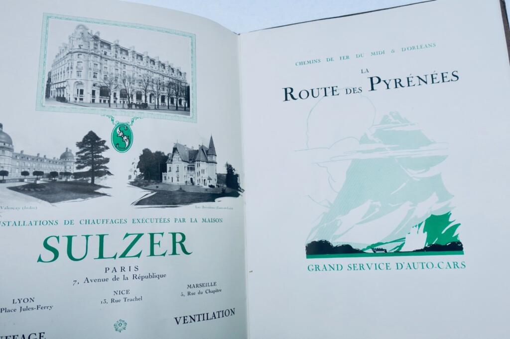 ピレネー Route des Pyrénées. Chemins de fer du Midi & d'Orléans 1914