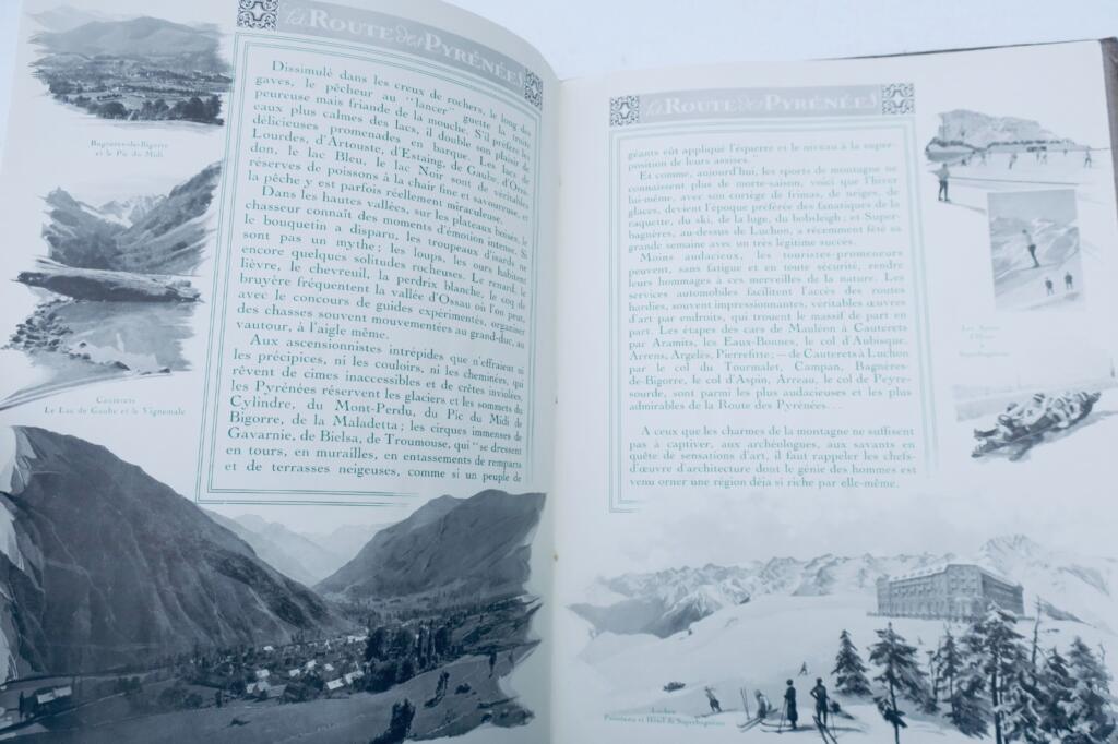 ピレネー Route des Pyrénées. Chemins de fer du Midi & d'Orléans 1914