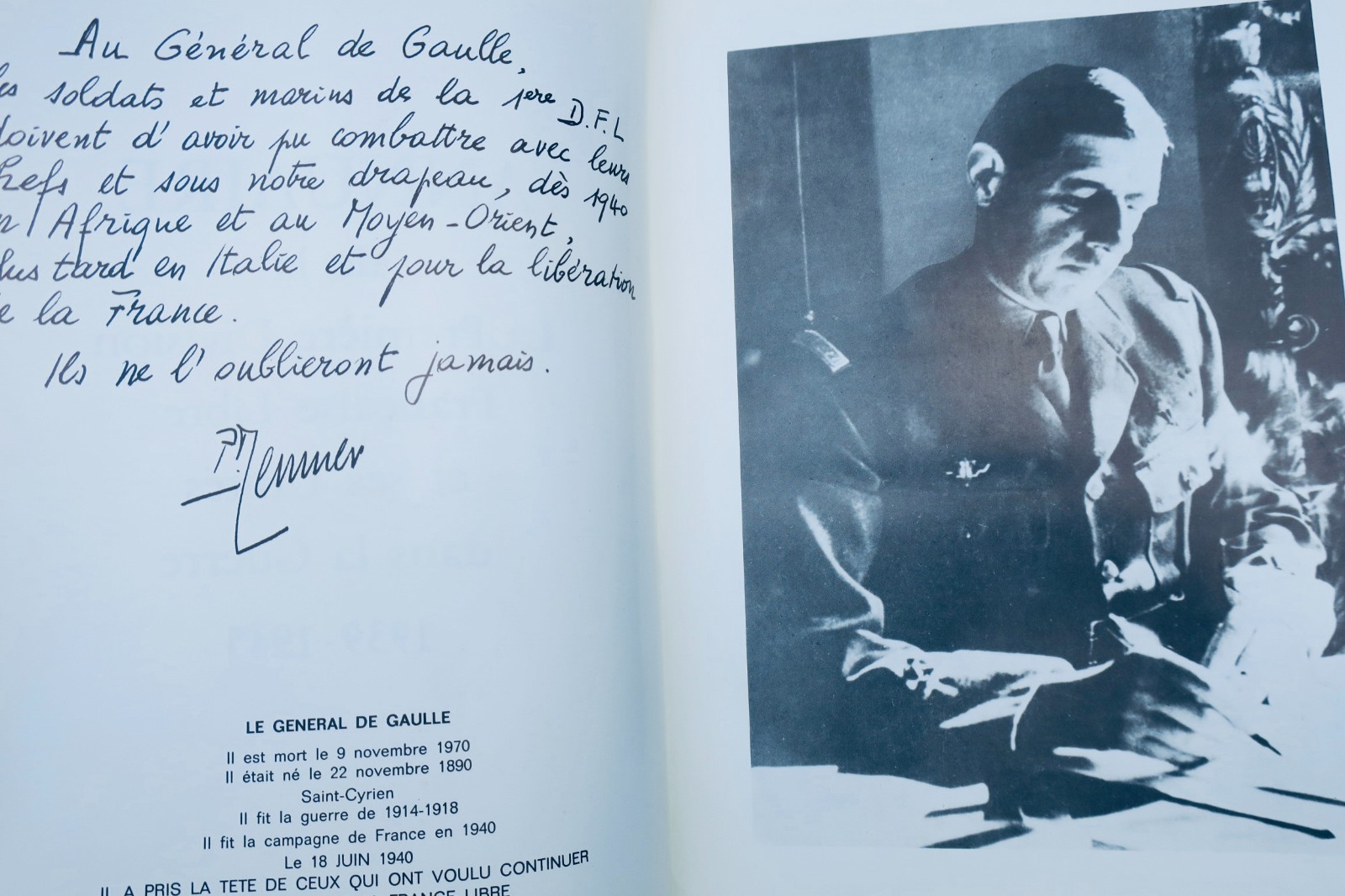 Resistance Directory of the 1st Free French Division