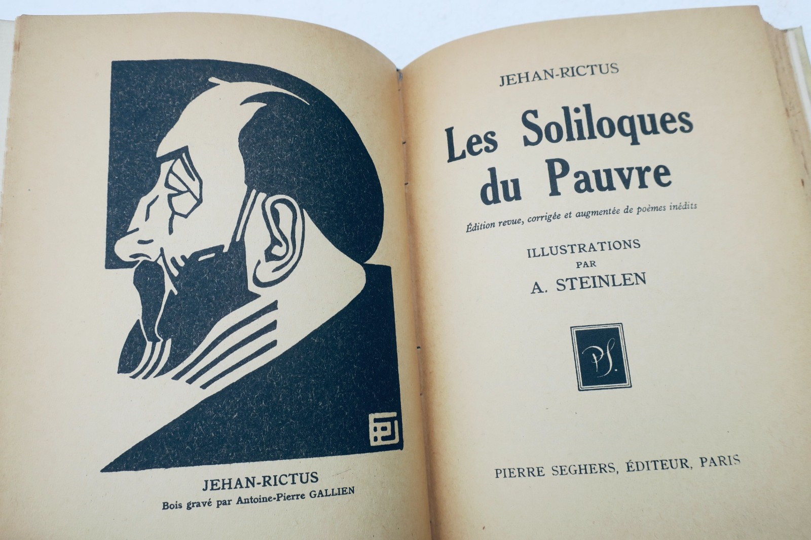 Steinlein-Zeichnungen, P. Seghers, 1919, Les Soliloques du Pauvre