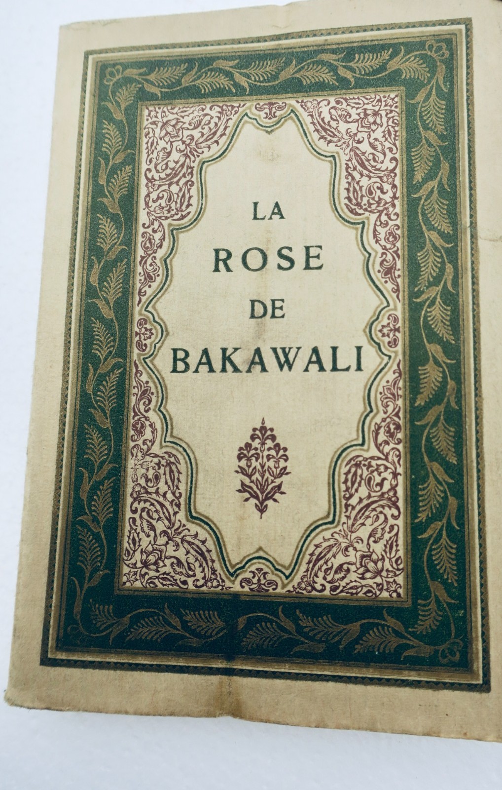 rose de Bakawali PIAZZA - La Librairie Antique