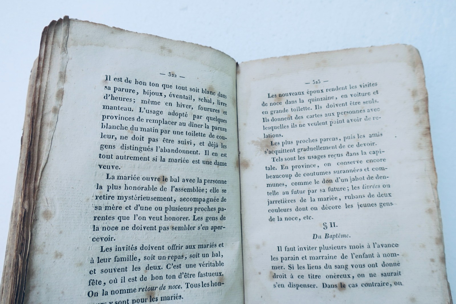 Savoir-vivre nach Roret 1839