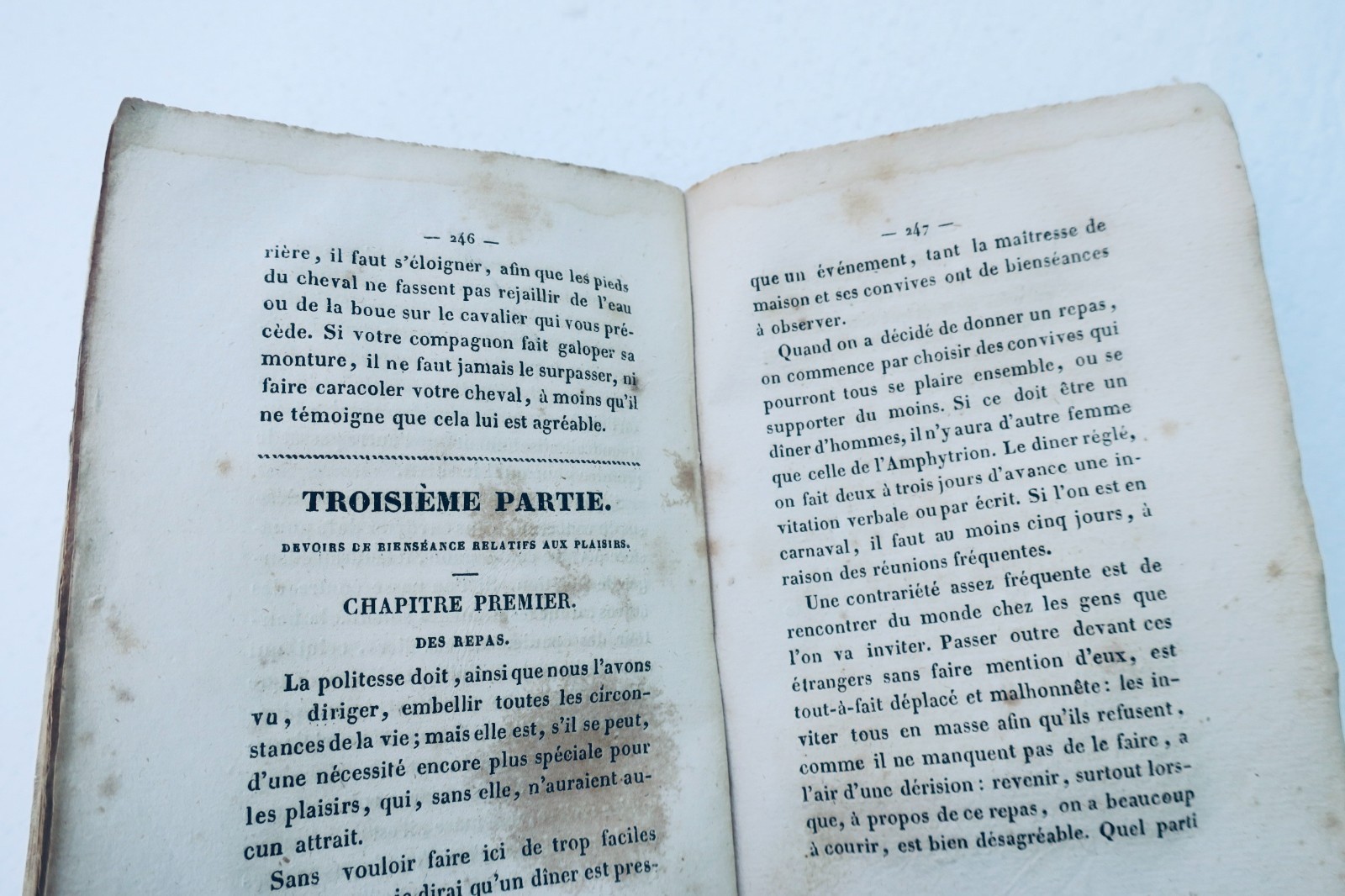 politesse manuel complet de la bonne compagnie ou Guide de la polit.. Roret 1839 – Image 3