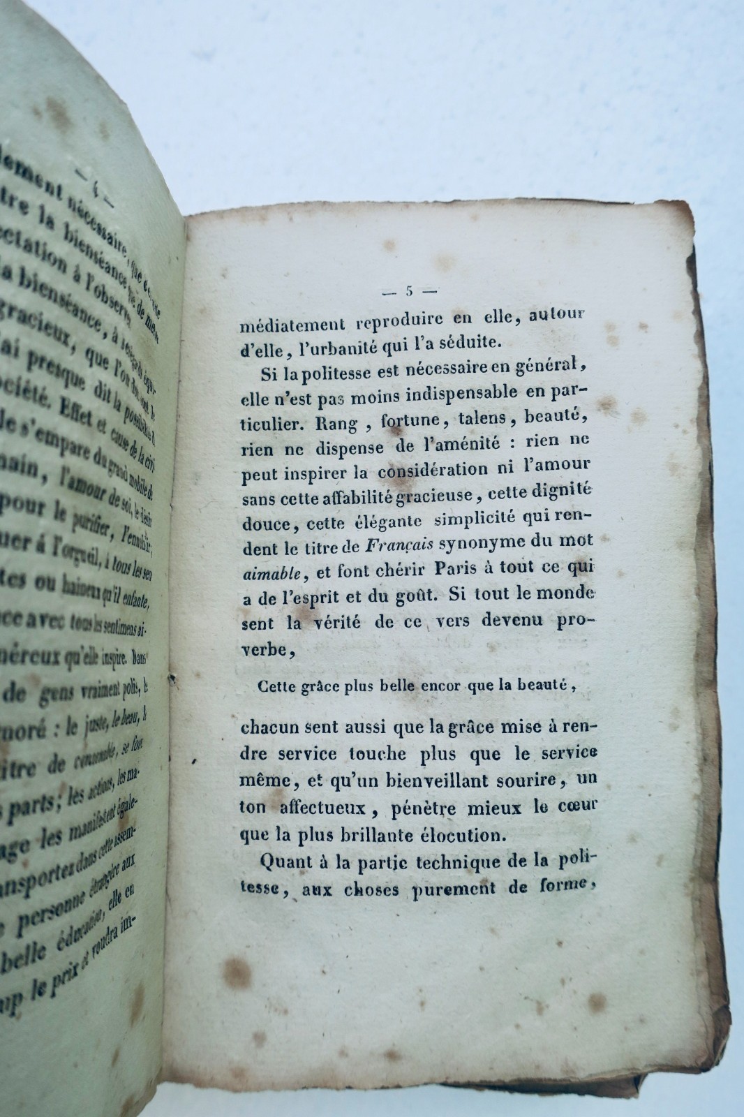 politesse manuel complet de la bonne compagnie ou Guide de la polit.. Roret 1839 – Image 5