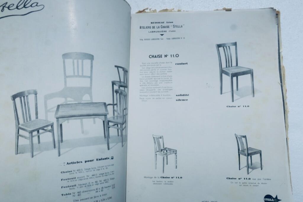 椅子 Stella、STELLA工場（タルヌ県ラブルジェール）、1935年製