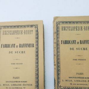 sucre Nouveau manuel complet du fabricant et raffineur de sucre 1916 Roret