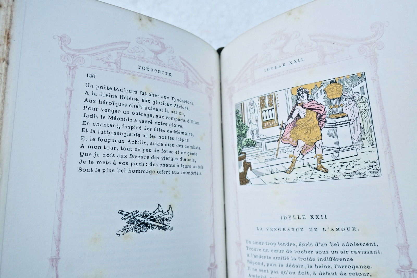 THEOCRITE illustré par MEAULLE Les Idylles 1884 - La Librairie Antique