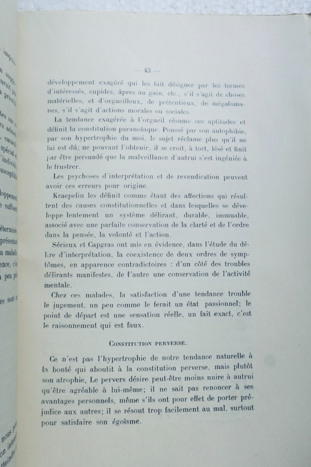 troubles de la Personnalité dans les maladies mentales + dédicace 1930 – Image 5