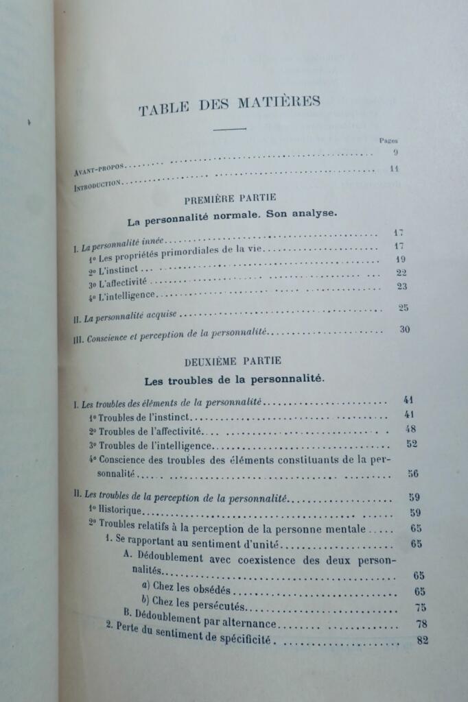 人格障害と精神疾患 1930年献辞付