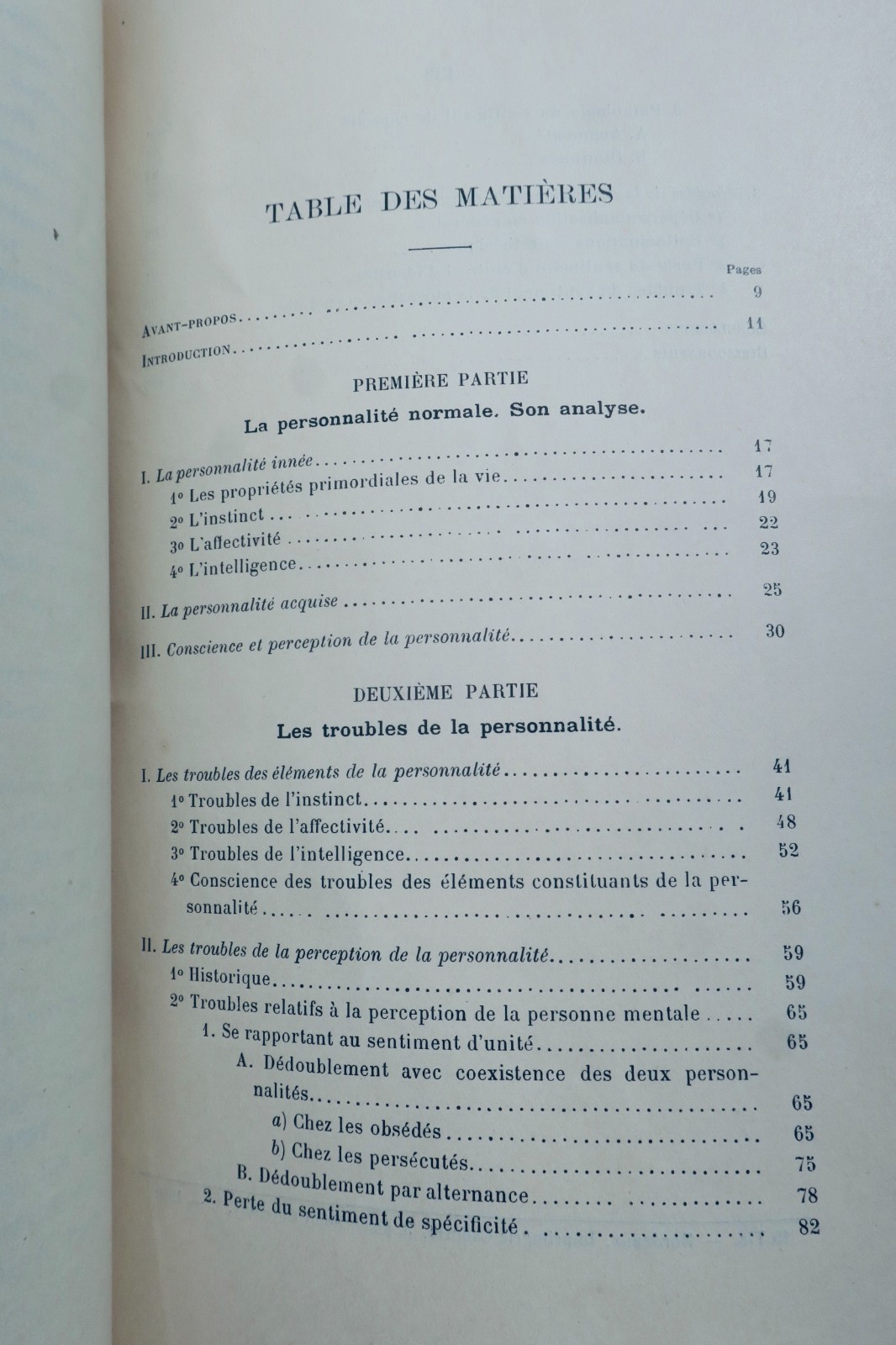 troubles de la Personnalité dans les maladies mentales + dédicace 1930 – Image 3