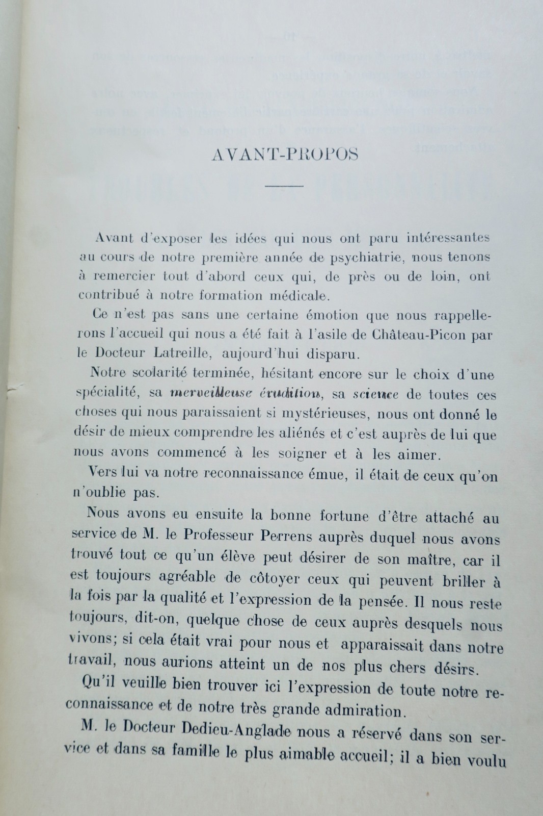 troubles de la Personnalité dans les maladies mentales + dédicace 1930 – Image 4
