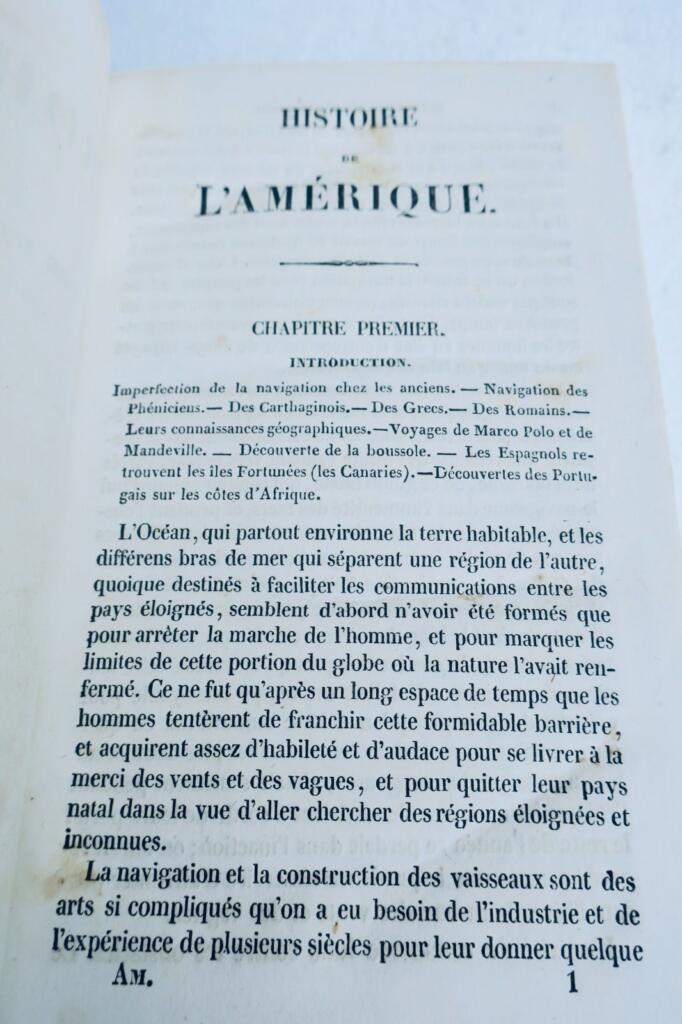 ROBERTSON Abhandlung über die Geschichte Amerikas für die Jugend, 1838