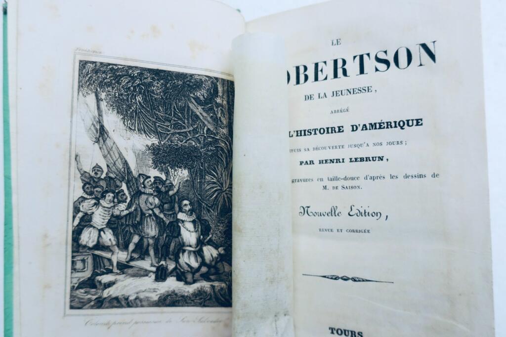 ROBERTSON Abhandlung über die Geschichte Amerikas für die Jugend, 1838