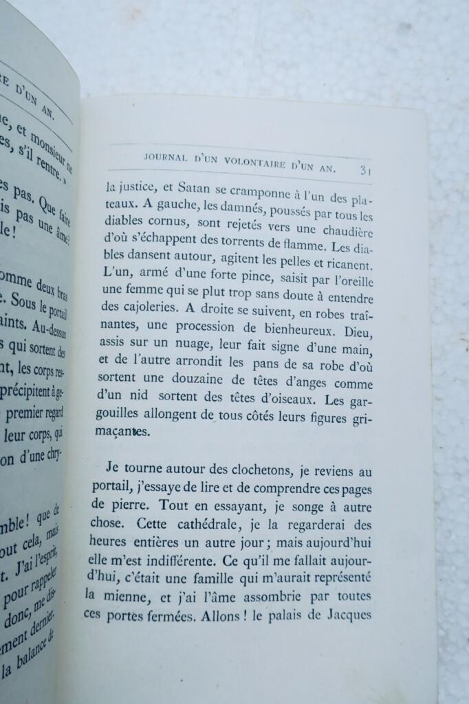 Vallery-Radot Journal d’un volontaire d’un an. J.Hetzel